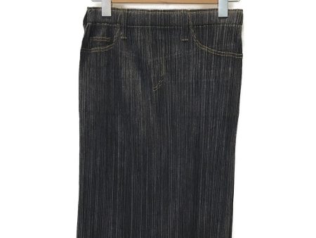 [Pre-owned] PLEATS PLEASE Denim Transfer Pleated Skirt PP75-JG021 Cheap