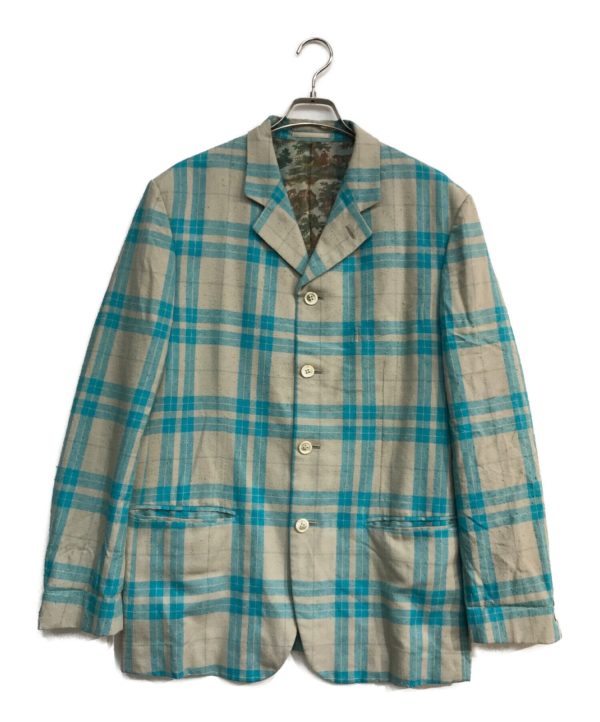 [Pre-owned] COMME des GARCONS HOMME PLUS Tailored jacket with full-pattern check lining Sale