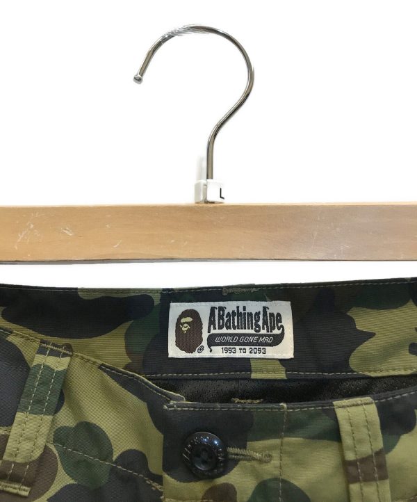 [Pre-owned] A BATHING APE 1ST CAMO 6POCKET PANTS First Camo Cargo Pants 001PTF701006X Sale