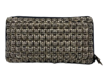 [Pre-owned] CHROME HEARTS Pyramid studded wallet Online Sale