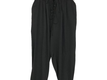 [Pre-owned] YOHJI YAMAMOTO Lace-up pants with double string opening HD-P56-100 Supply