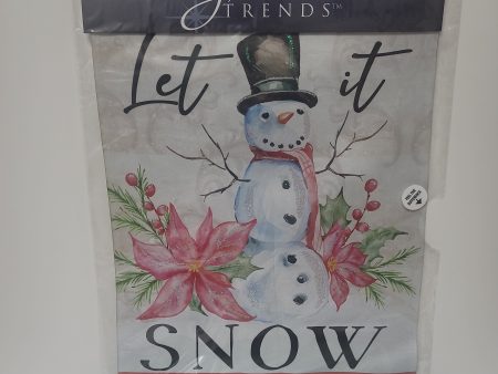 LET IS SNOW GARDEN FLAG-4818 For Discount