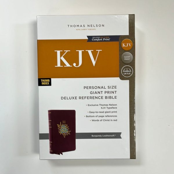 KJV PERS SIZE GP REF BIBLE BURG-5592 For Discount