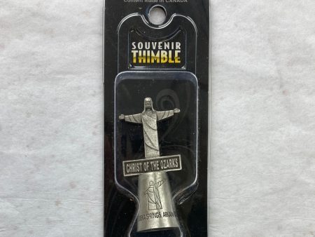 CHRIST OF THE OZARKS PEWTER THIMBLE-2459 Supply