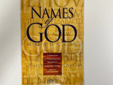 NAMES OF GOD PAMPHLET-7507 Online Hot Sale